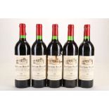 Five 1983 Chateau Belair, 1er Grand Cru Classè, Saint-Emilion, Mme Jean Dubois Challon Proprietaire,