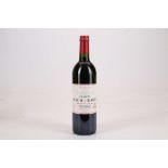 A bottle of Chateau Lynch Bages 1995, Grand Cru Classè Pauillac, 750ml (13% ABV). *This wine has