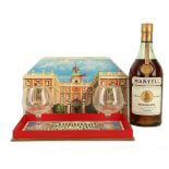 A late 1950s / early 1960s Martell VSOP Medallion, Fine Champagne Cognac, it its original Chateau