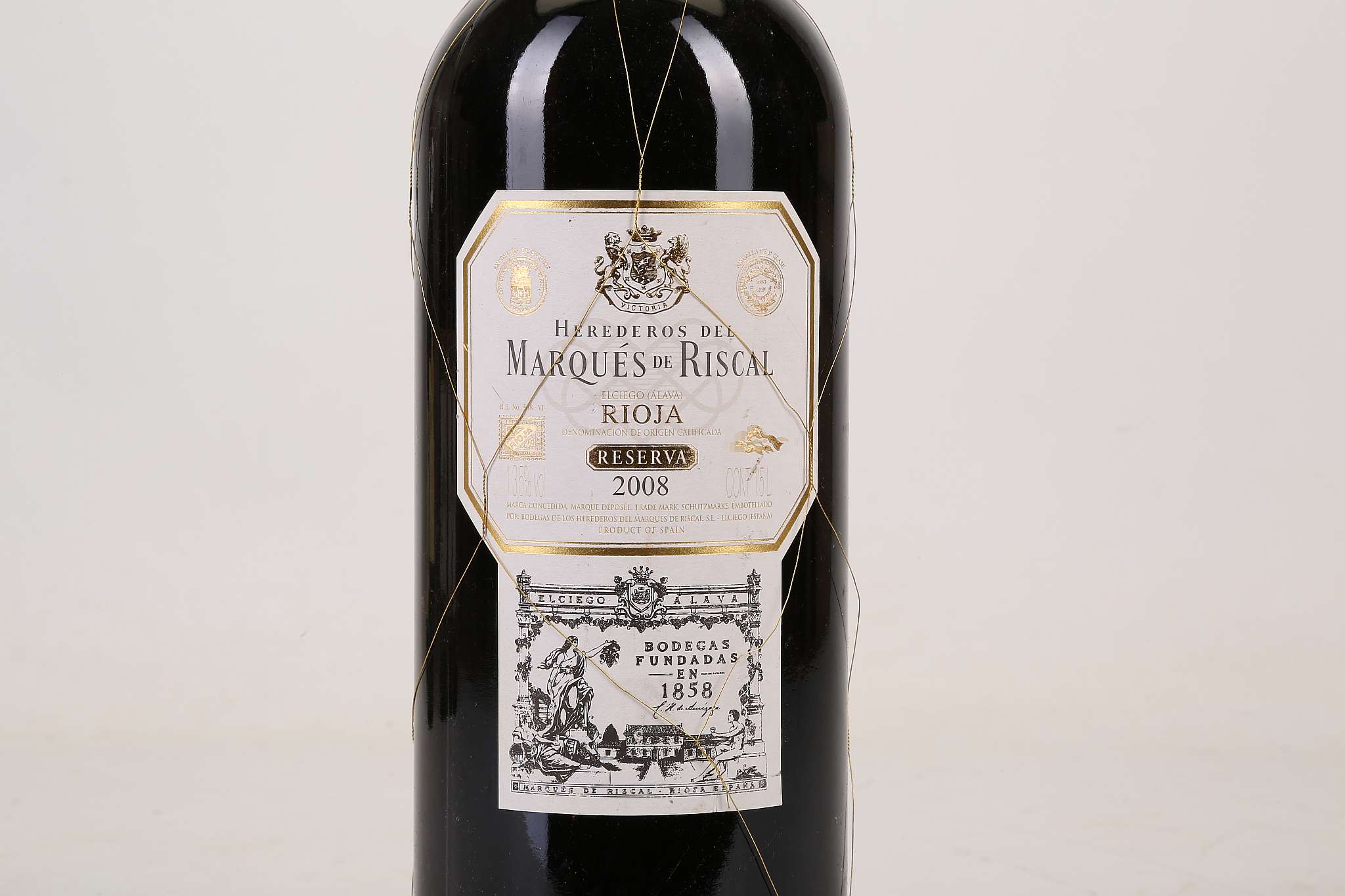 A magnum of 2008 Marquès de Riscal Reserva Rioja, Conseca, 1500ml (13.5% ABV). *This wine has been - Image 2 of 5