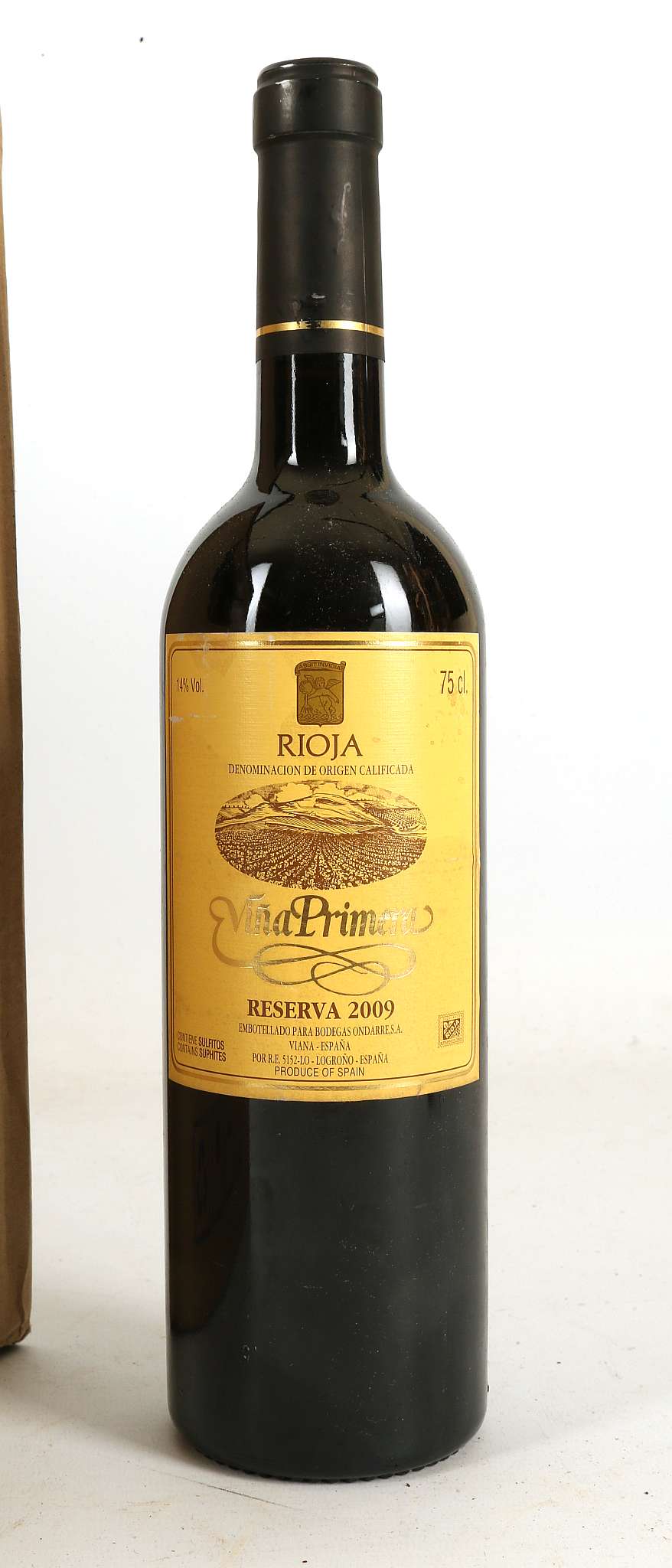 A case of 2009 Rioja, Vina Primera, Ondarre, Reserva 12 x 75cl (14% bv) (12). - Image 2 of 5