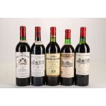 A 1985 Chatearu d'Angludent, Margaux, cellar tag, 75cl (ABV unknown), and a 1981 bottle o the same