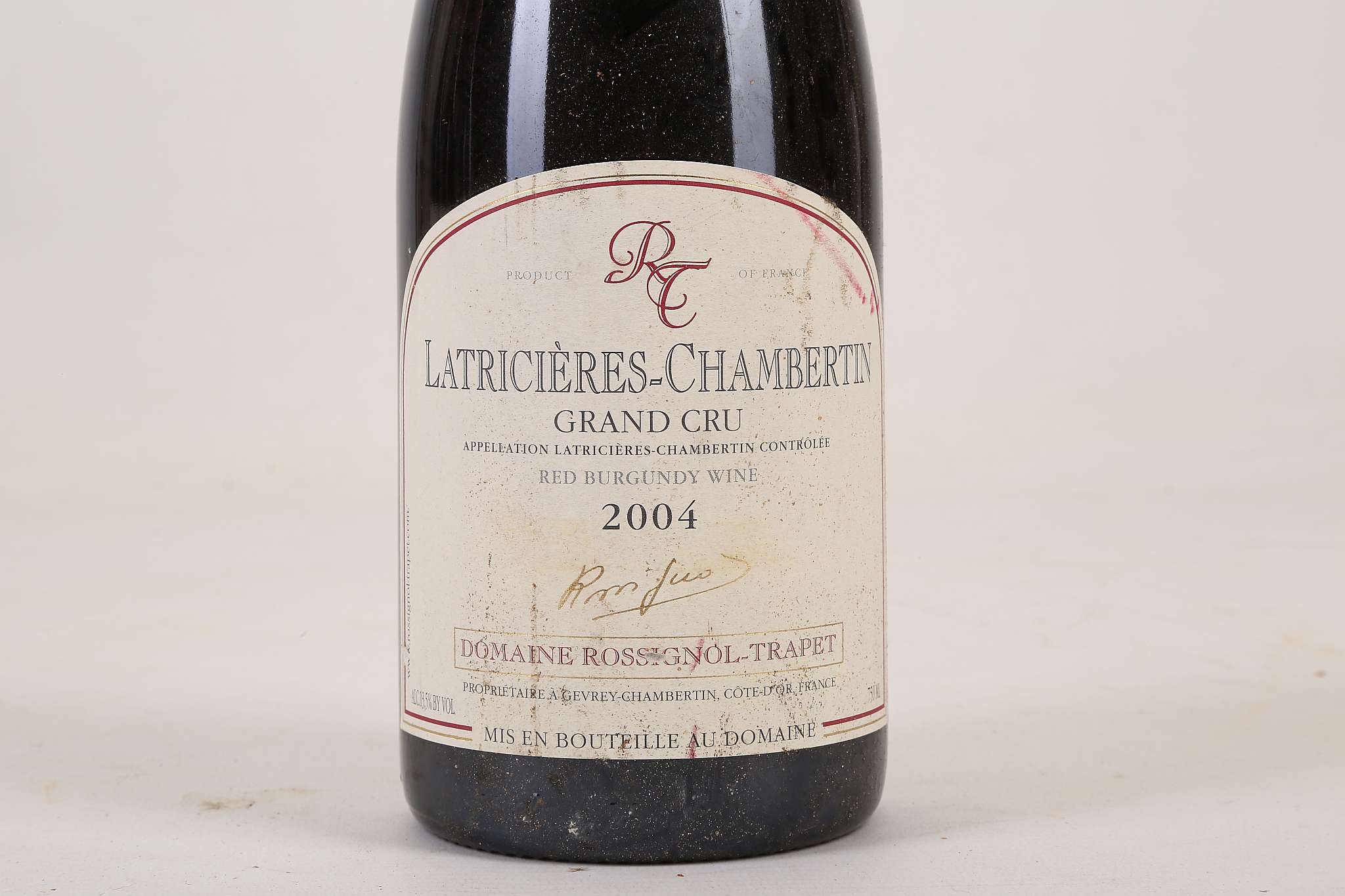 A 2004 Domaine Rossignol -Trapet Latricières - Chambertain Grand Cru Burgundy, 750ml (13% ABV), - Image 5 of 6