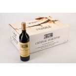 A case of 12 bottles of 1998 Cháteau Hortevie Saint-Julien, H. Pradère, 75cl (12.5%  ABV). *This