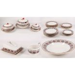 A selection of Royal Doulton 'Cellini' dinnerware, to suit 6 place setting with spares, c.1924,