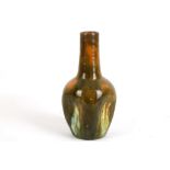 LINTHORPE POTTERY OF MIDDLESEBOROUGH, designed by Dr Christopher Dresser, a bottle shaped vase,