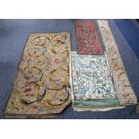 A selection of 17th / 18th Century embroidered textiles, including Portuguese examples (Qty).