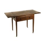 A REGENCY MAHOGANY DROP-LEAF ARCHITECT'S TABLE BY T. WILLSON, 68 GREAT QUEEN STREET, LONDON, CIRCA