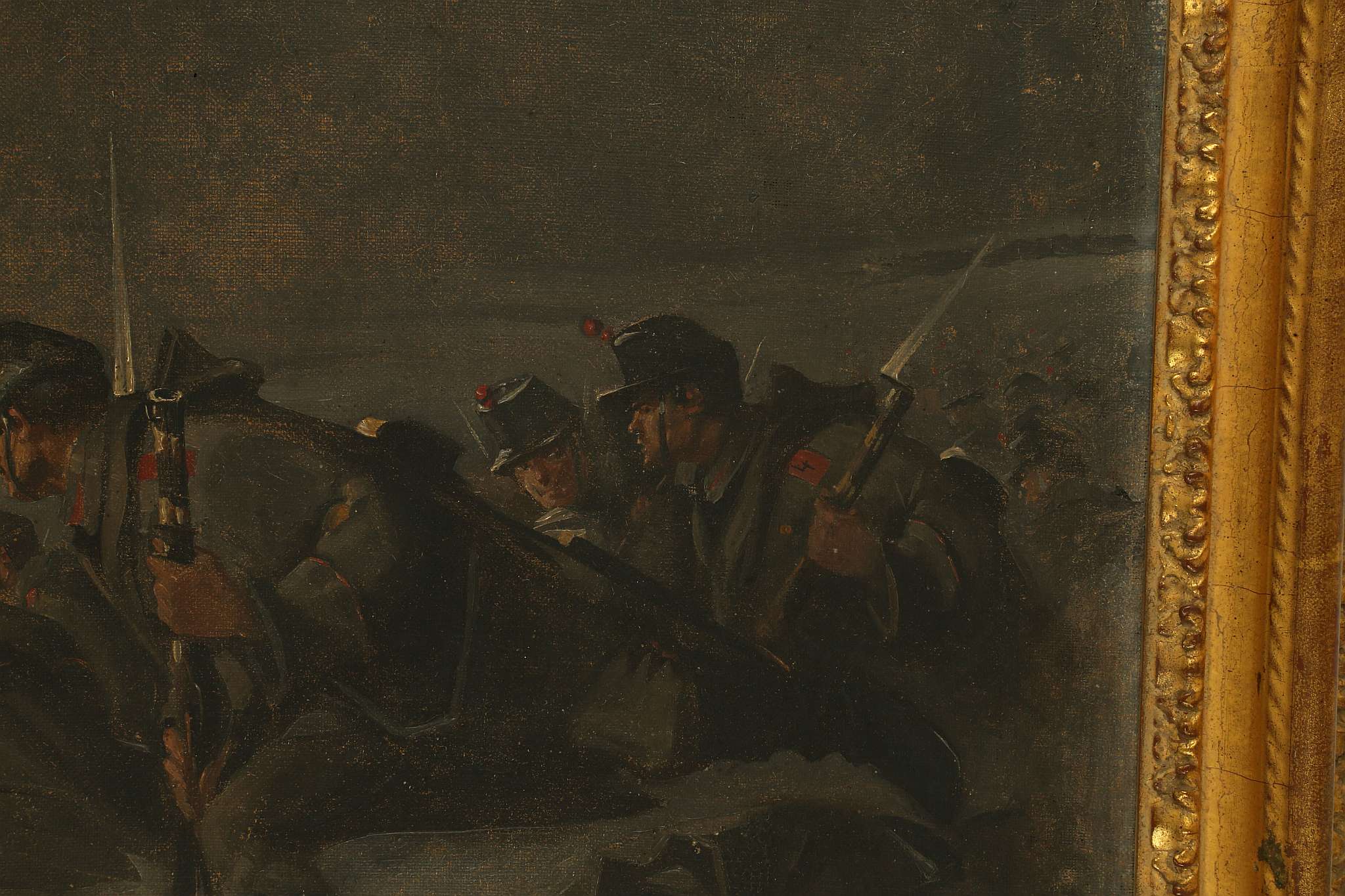 AFTER EMILIAN LAZARESCU 1878-1934. 'Battle Scene from the Austro-Hungarian Was'. Oil on canvas. - Image 3 of 7