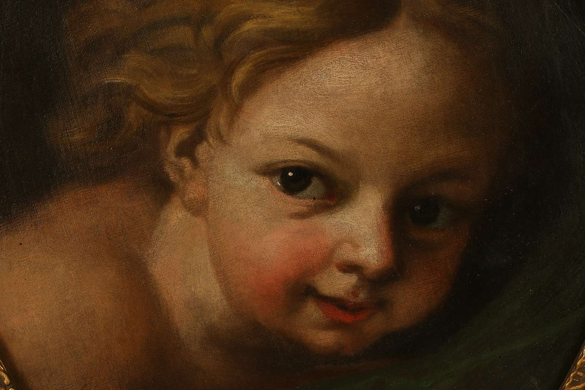 CIRCA LATE 18TH CENTURY, FRENCH. 'Portrait of a Young Child.' Oil on canvas, in the oval. On the - Image 2 of 7