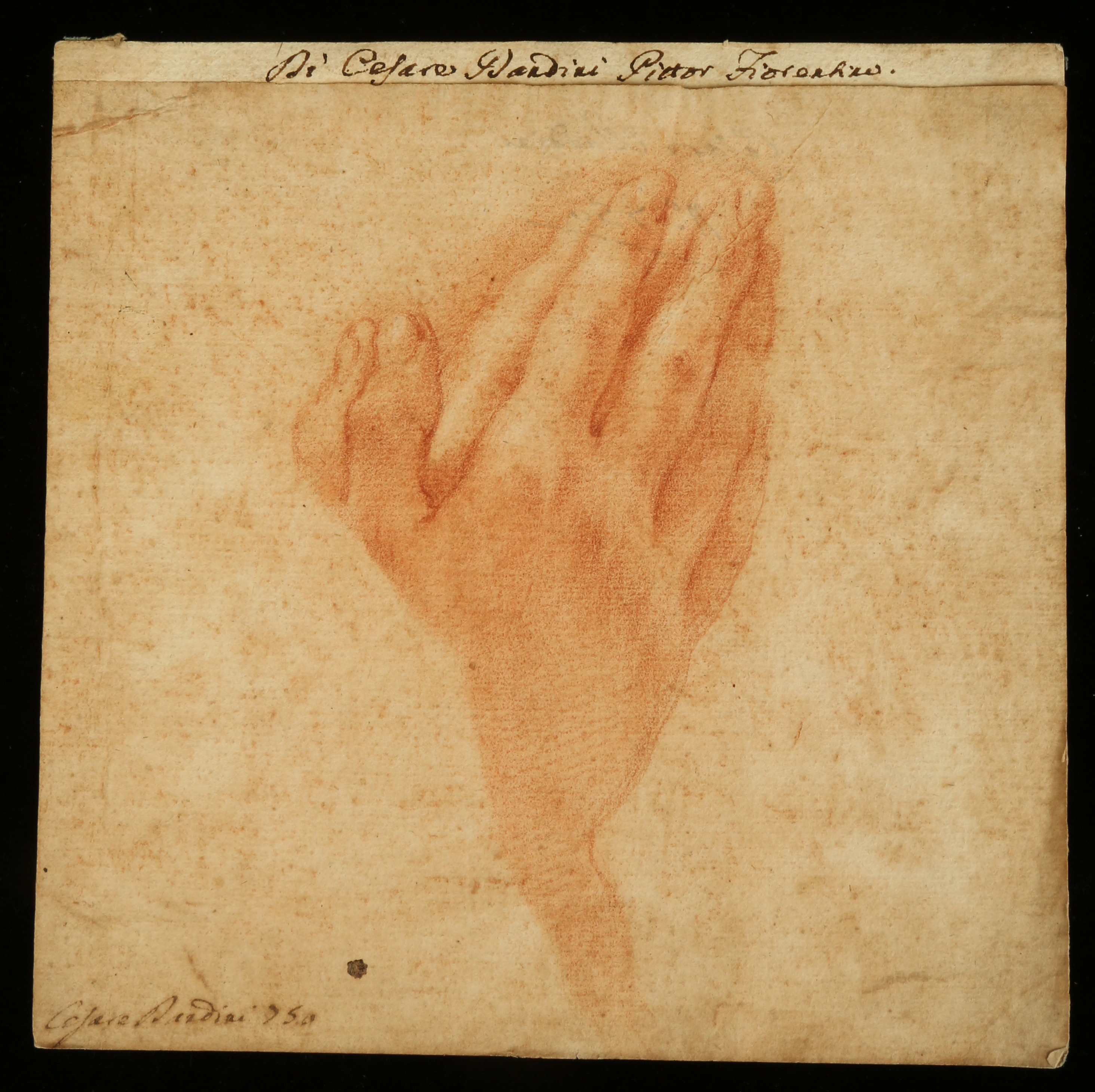 Attributed to Cesare Dandini 1646-1712 Italian School 17th/18th Century Old Master Drawings. Study - Image 2 of 8