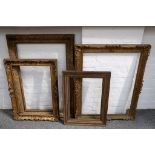 A set of four various picture frames, to include 18th and 19th Century examples (4).