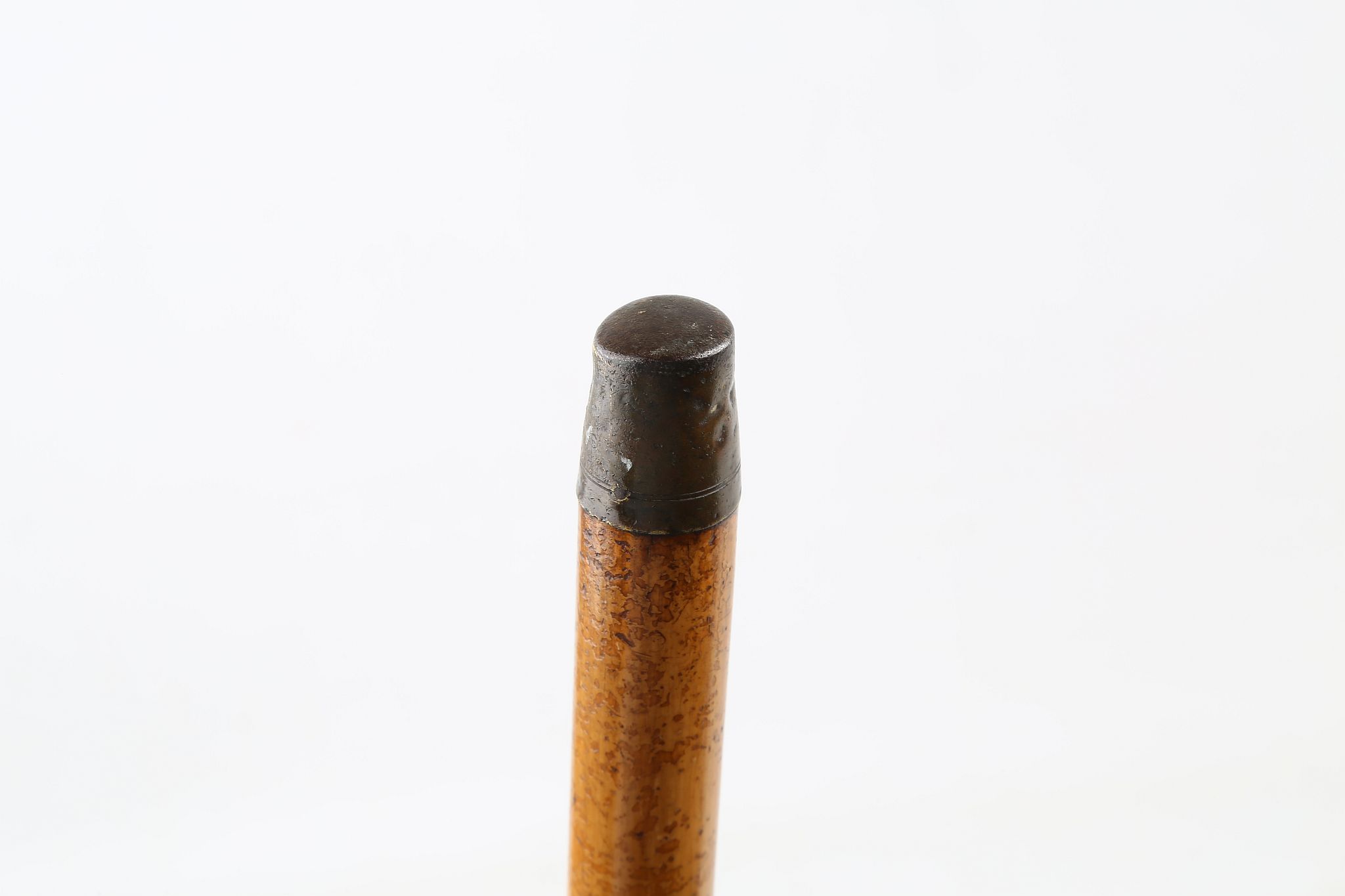 AN IVORY HANDLED PRESENTATION CANE, DATED 1903, with gilt collar and malacca shaft, 36 inches ( - Image 6 of 7