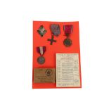 A COLLECTION OF MEDALS AWARDED TO M. SKOWRONSKI, to include his British medals for his WWII service;