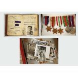 A COLLECTION OF WWII DOCUMENTS, MEDALS AND PHOTOGRAPHS, relating to Eric Raymond Stretch (Army No.