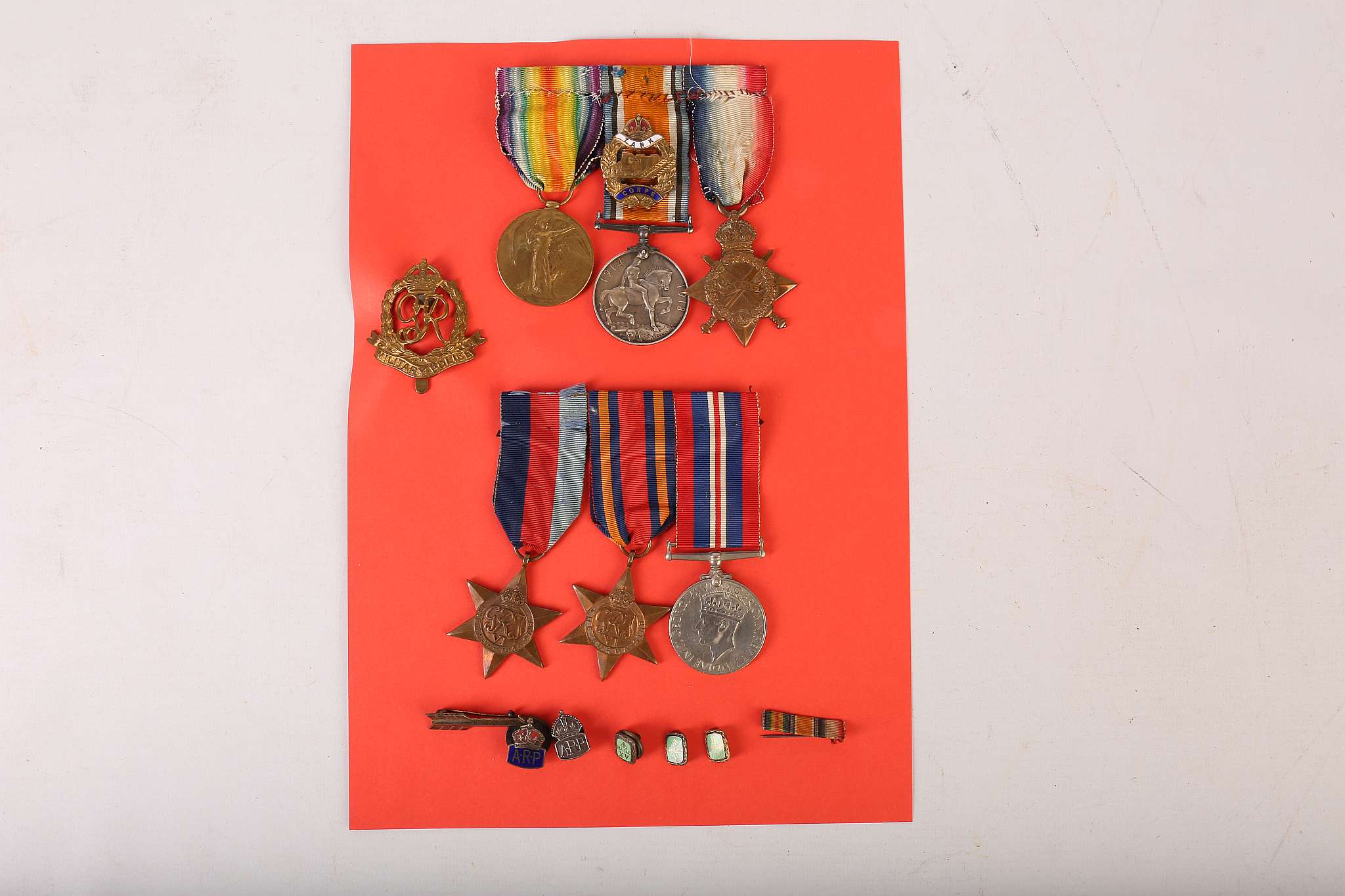 A SILVER 1914-1918 WWI MEDAL; a 1914-1919 Victory Medal and a 1914-15 Star, awarded to 5478 - Image 3 of 3