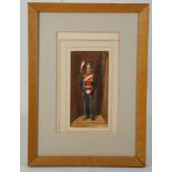 ENGLISH SCHOOL, 19th CENTURY, "5th Royal Irish Lancers', indistinctly signed, titled in margin,