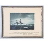 GERMAN SCHOOL, MID 20th CENTURY SMS SCHLESIG - HOLSTEIN, signed and titled in pencil in margin, also