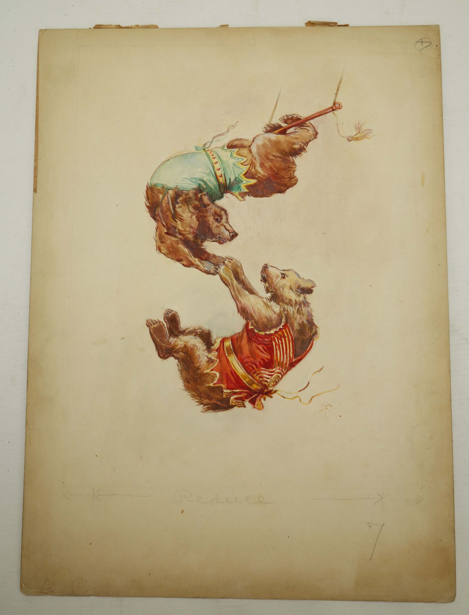 VICTORIAN CIRCUS ILLUSTRATIONS. Six original hand-coloured printed illustrations depicting various - Image 4 of 9