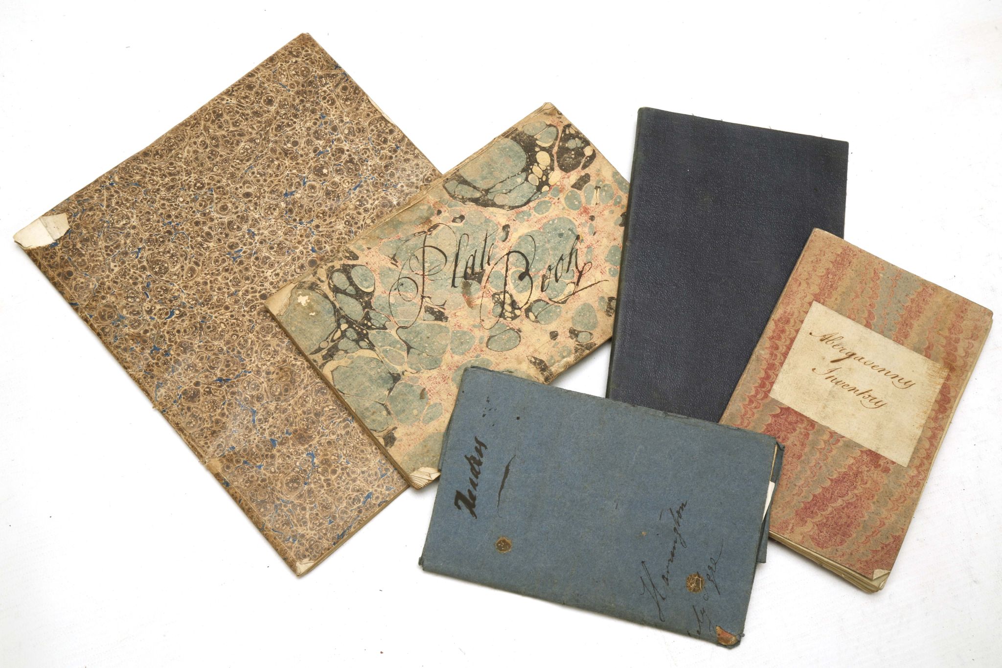 MSS - A small collection including 3 inventory's. [c. 1798-1850]. Including: 'Inventory of Plate