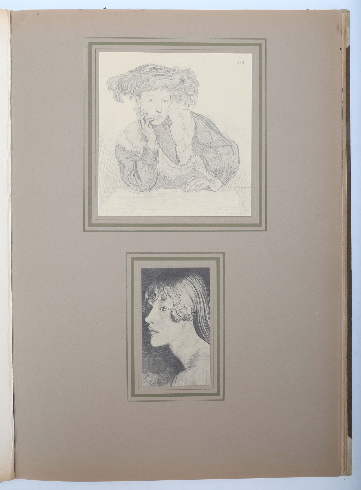 JOHN, Augustus (1878-1961). Augustus John. Fifty-two drawings with an Introduction by Lord David - Image 5 of 5