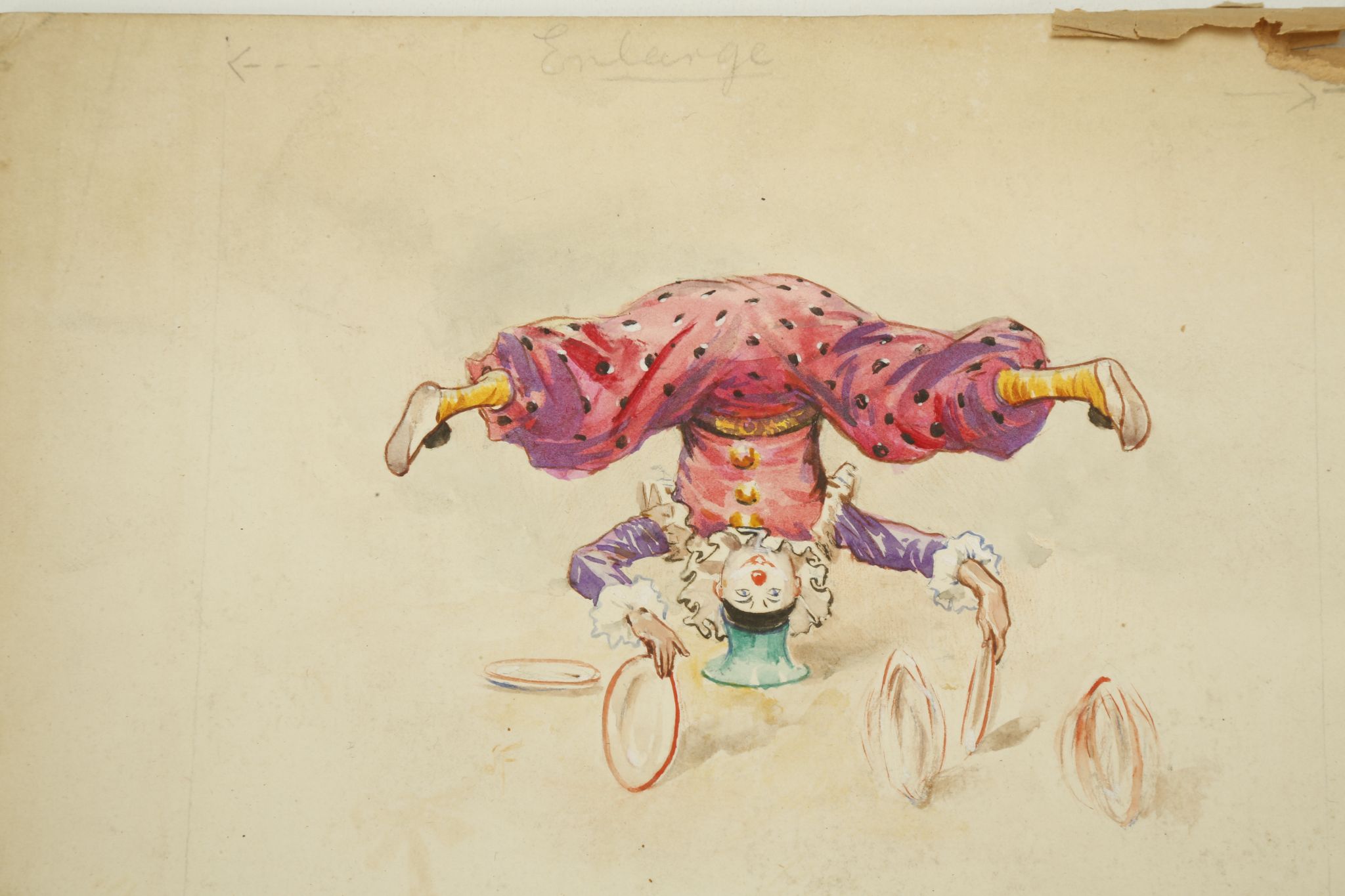 VICTORIAN CIRCUS ILLUSTRATIONS. Six original hand-coloured printed illustrations depicting various - Image 2 of 9