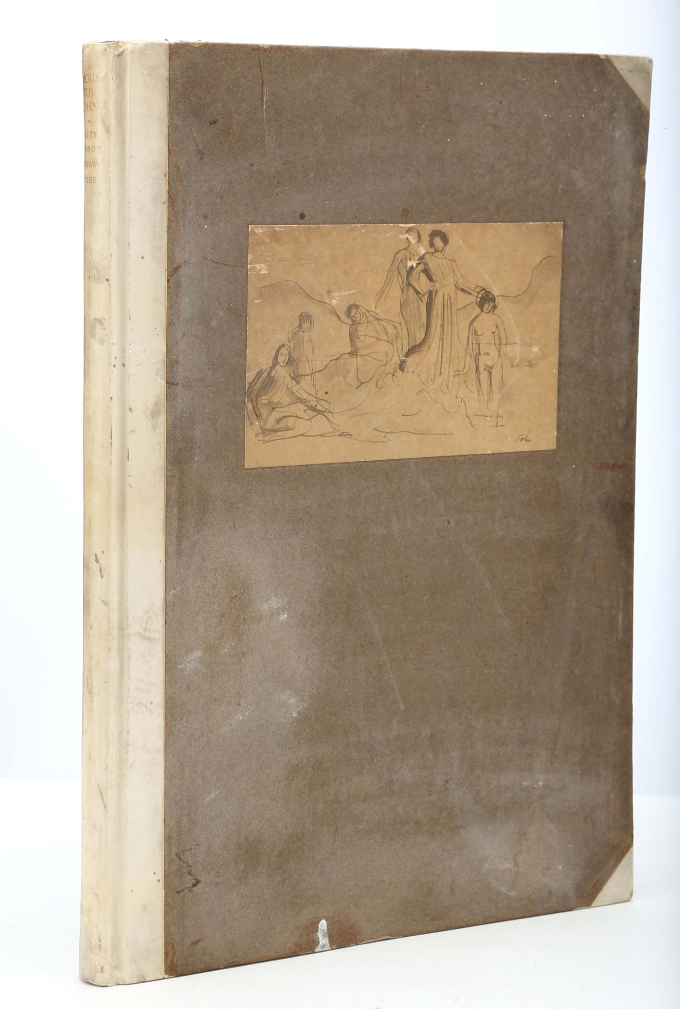 JOHN, Augustus (1878-1961). Augustus John. Fifty-two drawings with an Introduction by Lord David - Image 4 of 5