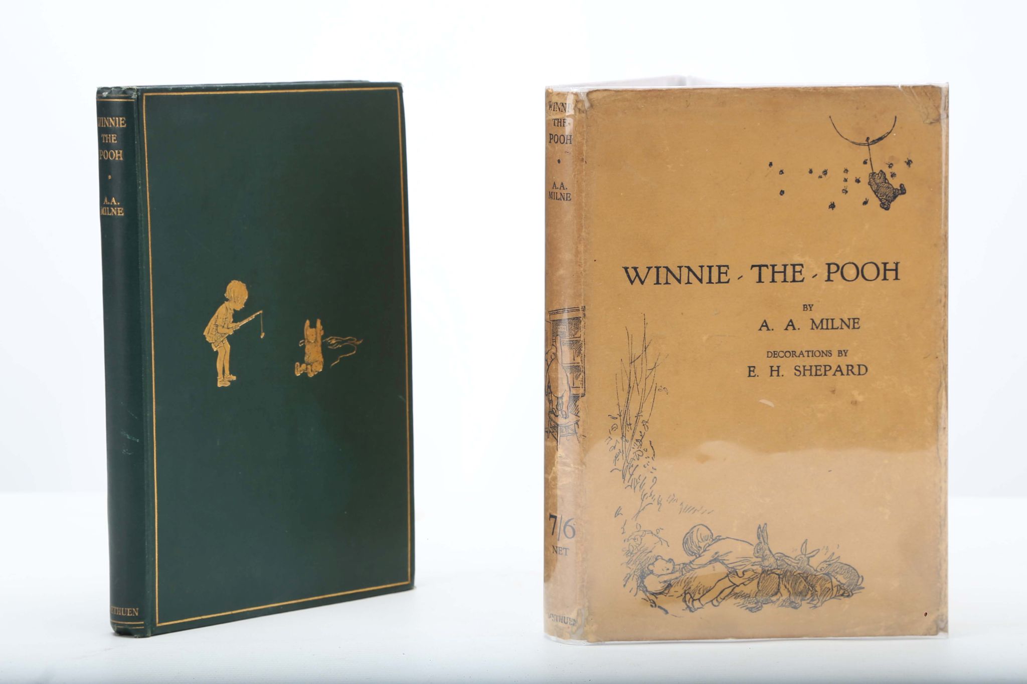 MILNE, A. A. (1882-1956). Winnie The Pooh. London: Methuen & Co., 1926. 8vo. Illustrations by E. - Image 2 of 5