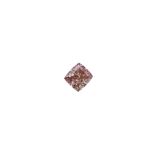 An unmounted Fancy Pink-Brown diamond Accompanied by a report from the GIA stating that the diamond,