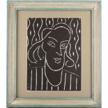 HENRI MATISSE (FRENCH, 1869-1954), 'TEENY', linocut, originally produced 1938, signed and dated in