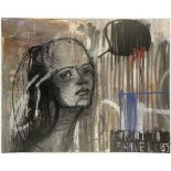 HERAKUT (GERMAN 20th CENTURY), untitled #1, 2007, spray paint on canvas, signed and dated verso in