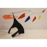 MANUEL MARIN (SPANISH 1942-2007), untitled, polychrome steel mobile sculpture, signed with impressed