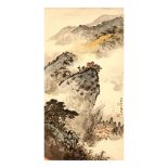 YING YEPING   (1910 – 1990) ink and colour on paper, hanging scroll signed YING YEPING, dated