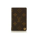 Louis Vuitton monogram card holder, date code for 2000, 7cm wide, 10cm high, with dust bag