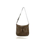 Louis Vuitton Bloomsbury GM shoulder bag, date code for 2009, Damier canvas and brown leather