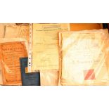 EPHEMERA/DOCUMENTS - A large quantity of ephemera. (qty)