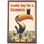 A pair of John Gilroy designed Guinness posters, published by the Guinness Museum, Dublin (78 x 53cm