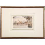 WITHDRAWN!!!!!   Mid - late 19th Century English school. 'On the River'. Watercolour river scene