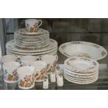 A good collection of Anynsley 'Cottage Garden' tea and dinner ware, and some 'Wild Violets' items (