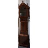 *WITHDRAWN* An early Victorian mahogany longcase clock case (lacks movement).*WITHDRAWN