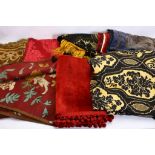 A GROUP OF 18TH AND 19TH CENTURY CONTINENTAL AND TURKISH APPLIQUE TEXTILES eight pieces including an