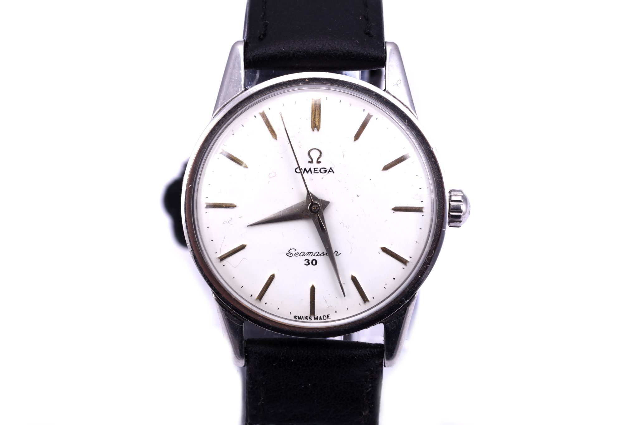 GENTS OMEGA SEAMASTER 30 WRISTWATCH  A gents c.1960's stainless steel Omega Seamaster 30 wristwatch, - Image 2 of 4