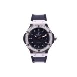 HUBLOT BIG BANG WRISTWATCH A 41mm stainless steel Hublot Big Bang Automatic wristwatch, with black