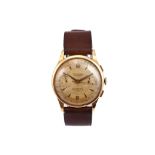 GENTS VINTAGE CONSTANTINA CHRONOGRAPH WRISTWATCH A gents vintage 18ct gold cased Constantina