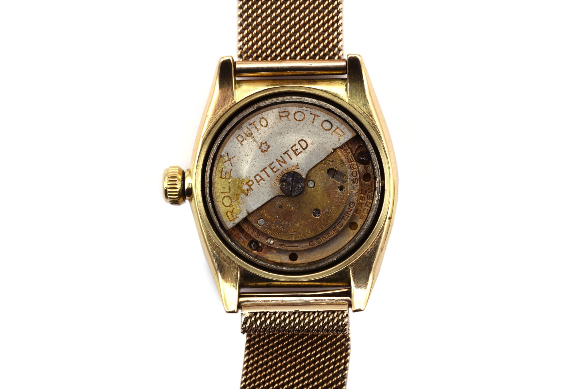 GENTS ROLEX OYSTER PERPETUAL WRISTWATCH A  gents rare c.1935 18ct gold Rolex Oyster Perpetual - Image 6 of 10