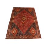 A Persian Qashqai carpet, South West Iran, 2.97m x 2.15m, condition rating B