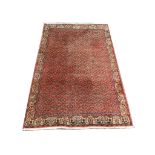 A Persian Bidjar rug, West Iran, 2.24m x 1.51m, condition rating A/B.