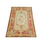 A Chinese Aubusson design rug, 1.86m x 1.27m, condition rating A/B