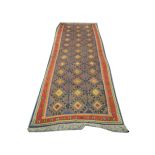 An early to mid 20th Century Anatolian Kilim, 4.60m x 1.95m, condition rating A/B.