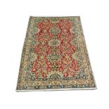 A Persian Nain rug, Central Iran, 1.95m x 1.40m, condition rating A